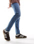 Фото #8 товара Selected Homme slim fit jeans in mid wash