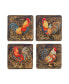 Gilded Rooster 16-Pc. Dinnerware Set