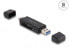 Фото #1 товара Delock 91004 - MicroSD (TransFlash) - SD - Black - USB 3.2 Gen 1 (3.1 Gen 1) Type-A/Type-C - 19 mm - 81 mm - 11 mm