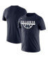 Фото #1 товара Men's Navy Villanova Wildcats Basketball Drop Legend Performance T-shirt