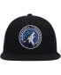 Фото #3 товара Men's Black Minnesota Timberwolves Side Core 2.0 Snapback Hat