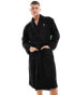 Paul Smith logo dressing gown in black