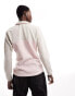 Columbia Benton Springs 1/2 snap fleece in pink and stone