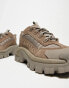 Фото #8 товара CAT Intruder chunky lace up trainers in fungi beige