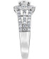 Diamond Halo Triple Row Bridal Set (1-3/4 ct. t.w.) in 14k White Gold