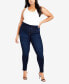 Фото #3 товара Plus Size Hi Rise Jegging Tall Length Jeans