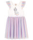 ფოტო #1 პროდუქტის Toddler Girls Ombre Pleated Mesh Sequin Caticorn Dress
