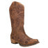 Фото #2 товара Roper Riley Flowers Round Toe Cowboy Womens Brown Casual Boots 09-021-1566-3129