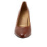Фото #3 товара Trotters Angie T2050-291 Womens Brown Narrow Leather Pumps Heels Shoes 9