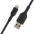 Фото #6 товара Кабель Belkin CAA002BT1MBK - 1 м - Lightning - USB A - Male - Male - Черный