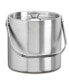 Фото #1 товара Stainless Collection Brushed Double Wall Bale Handle Ice Bucket, 3 Quart