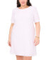 Plus Size Eyelet A-Line Dress