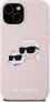 Karl Lagerfeld Karl Lagerfeld KLHMP15SSKCHPPLP iPhone 15 / 14 / 13 6.1" różowy/pink hardcase Silicone Karl & Choupette MagSafe