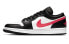 Фото #1 товара Кроссовки Nike Air Jordan 1 Low Black Siren Red (Черно-белый)