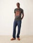 Фото #4 товара Abercrombie & Fitch Grand Canyon national parks print acid wash relaxed fit t-shirt in black