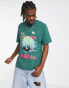 Фото #2 товара Coney Island Picnic mind open t-shirt in washed green with graphic print