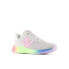 New Balance Kids' Fresh Foam Arishi v4 Grey/Purple/Pink/Green Size 5.5 W Light Aluminum/Cyber Lilac/Neon Pink/Bleached Lime - фото #2