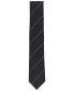 Фото #2 товара Men's Desmet Striped Slim Tie, Created for Macy's