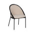 Dining Chair Black Beige 54 x 47,5 x 82,3 cm