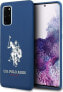 Фото #1 товара Чехол для смартфона U.S. Polo Assn US Polo USHCS67SLHRNV S20+ G985 гранатовый/синий Silicone Collection