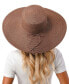 Фото #3 товара Women's Straw Hat with Glass Beaded Trim