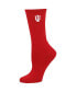 Women's Crimson, White Indiana Hoosiers 2-Pack Quarter-Length Socks