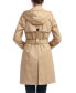 ფოტო #4 პროდუქტის Women's Angie Water Resistant Hooded Trench Coat