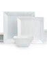 Фото #1 товара 12 Pc. Square Dinnerware Set, Service for 4, Created for Macy's