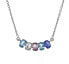 Фото #1 товара Charming silver necklace with Harmony crystals A4692-08HG