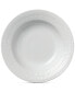 White Fluted Rim Soup Bowl