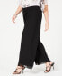 Фото #3 товара Plus Size Wide-Leg Chiffon Pants