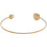 Gold-plated fixed bracelet Sea Glass SKJ1688710