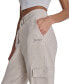 ფოტო #4 პროდუქტის Women's Studded-Logo Cargo Jogger Pants