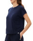 Фото #3 товара GapBody Women's Ribbed Short-Sleeve Pajama Top