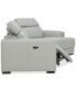Фото #5 товара Jenneth 3-Pc. Leather Sofa with 2 Power Motion Recliners and Cuddler, Created for Macy's