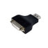 Фото #2 товара Адаптер DisplayPort к DVI-D Startech.com Compact - преобразователь видеосигнала 1080p - для монитора/дисплея DP к DVI - разъем DP на зацепке - черный.