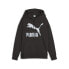 Puma Classics Logo Hoodie Womens Black Casual Outerwear 62281901