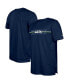 Фото #1 товара Men's College Navy Seattle Seahawks 2023 NFL Training Camp T-shirt