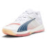 Фото #4 товара Puma Accelerate Nitro Sqd Racquet Sports Womens White Sneakers Athletic Shoes 1