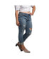 Фото #2 товара Джинсы женские Standards & Practices Plus Size Slightly Roll Up Boyfriend Jeans.