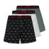 Фото #1 товара Белье мужское спортивное Hugo Boss Woven 10251717 Boxer 3 единицы