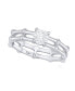 ფოტო #1 პროდუქტის Cubic Zirconia Bamboo Ring