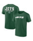 ფოტო #1 პროდუქტის Men's Green New York Jets Big and Tall Two-Sided T-shirt