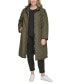Фото #6 товара Women's Plus Size Hooded Belted Quilted Coat