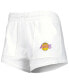 Фото #3 товара Women's White Los Angeles Lakers Sunray Shorts