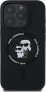 Фото #4 товара Karl Lagerfeld Karl Lagerfeld KLHMP16XSCMKCRHK iPhone 16 Pro Max 6.9" czarny/black hardcase Silicone KC Heads Ring MagSafe