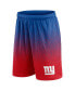 Фото #3 товара Men's Royal, Red New York Giants Ombre Shorts