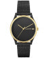 Women's Crocodelle Black Silicone Strap Watch 36mm