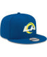 Фото #3 товара Men's Los Angeles Rams Basic 9FIFTY Snapback Adjustable Hat