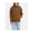 Фото #2 товара Levi's Men's Casual Fit Box Tab Logo Pullover Sweatshirt - Dark Brown S